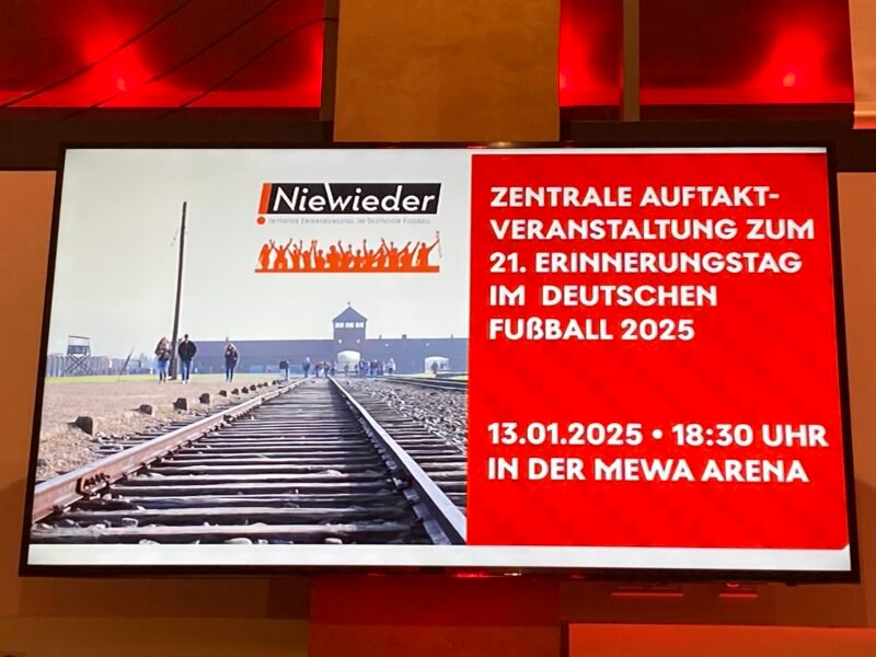 Werbeplot MeWa Arena Lebensmelodien niewieder