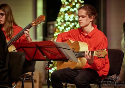 Das Gitarrenensemble „cantomano“ am Landesmusikgymnasium RLP