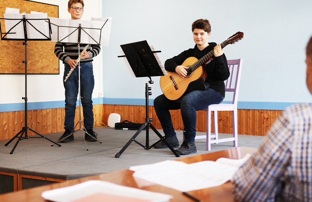Instrumentalunterricht am Landesmusikgymnasium RLP